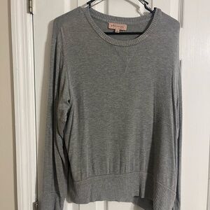 Philosophy Heather Gray Knit Top